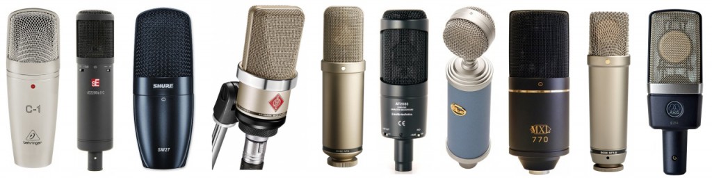 Large Diaphragm Condensers are Great All-Around Mics